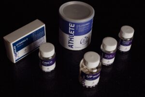 probiotic supplement capsules bottle