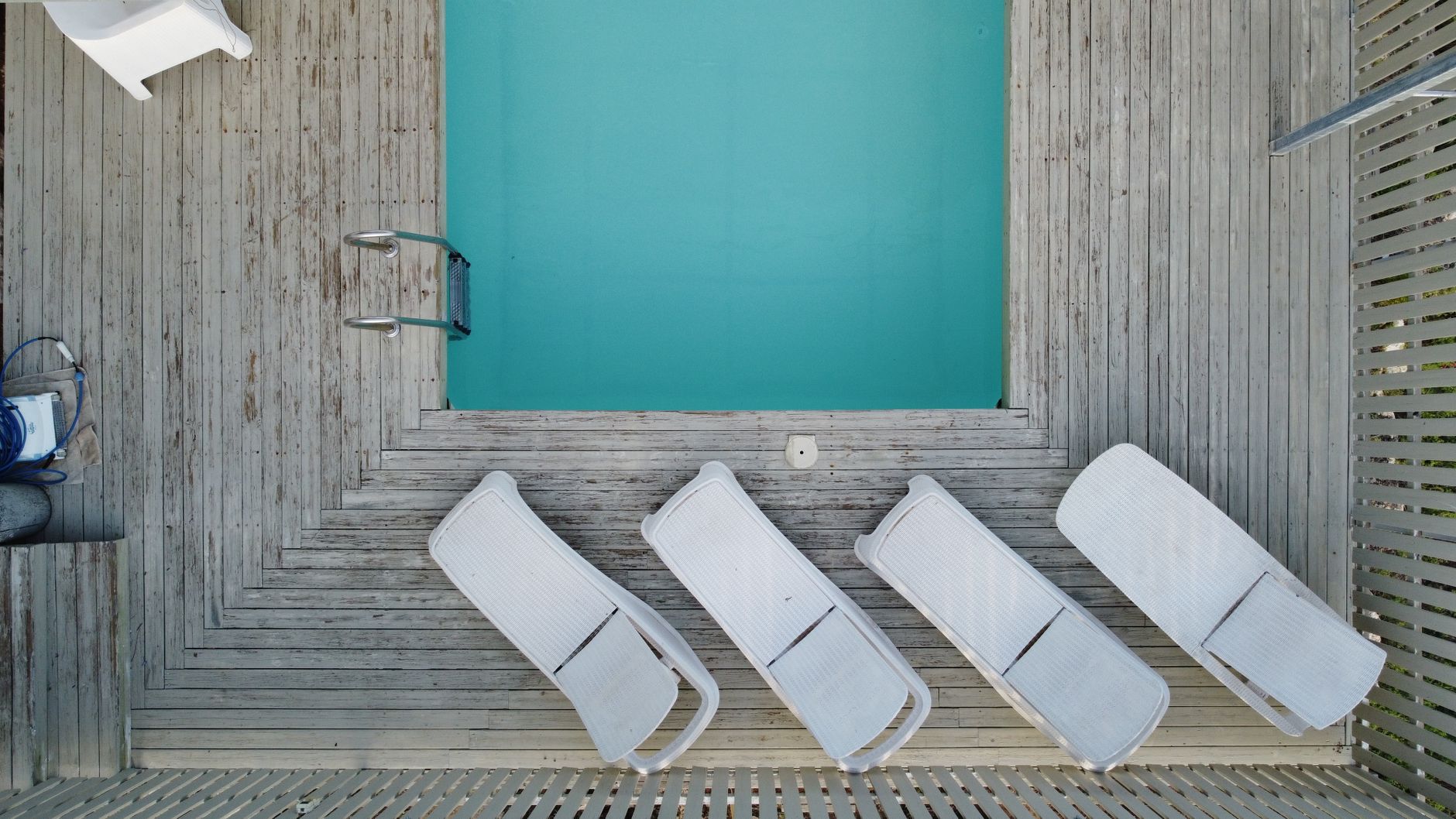 above ground swimming pool backyard